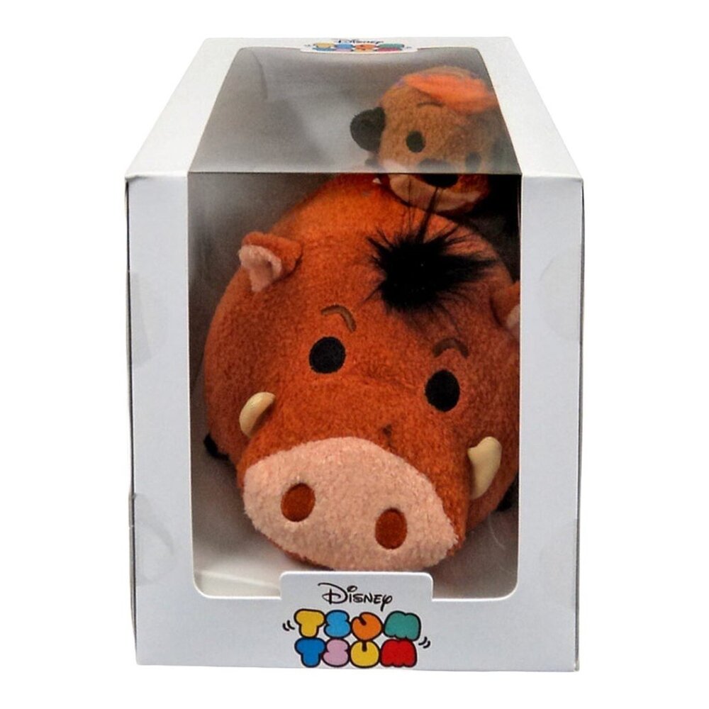 Disney Store Tsum Tsum Lion King Pumbaa and Timon Exclusive Plush Set